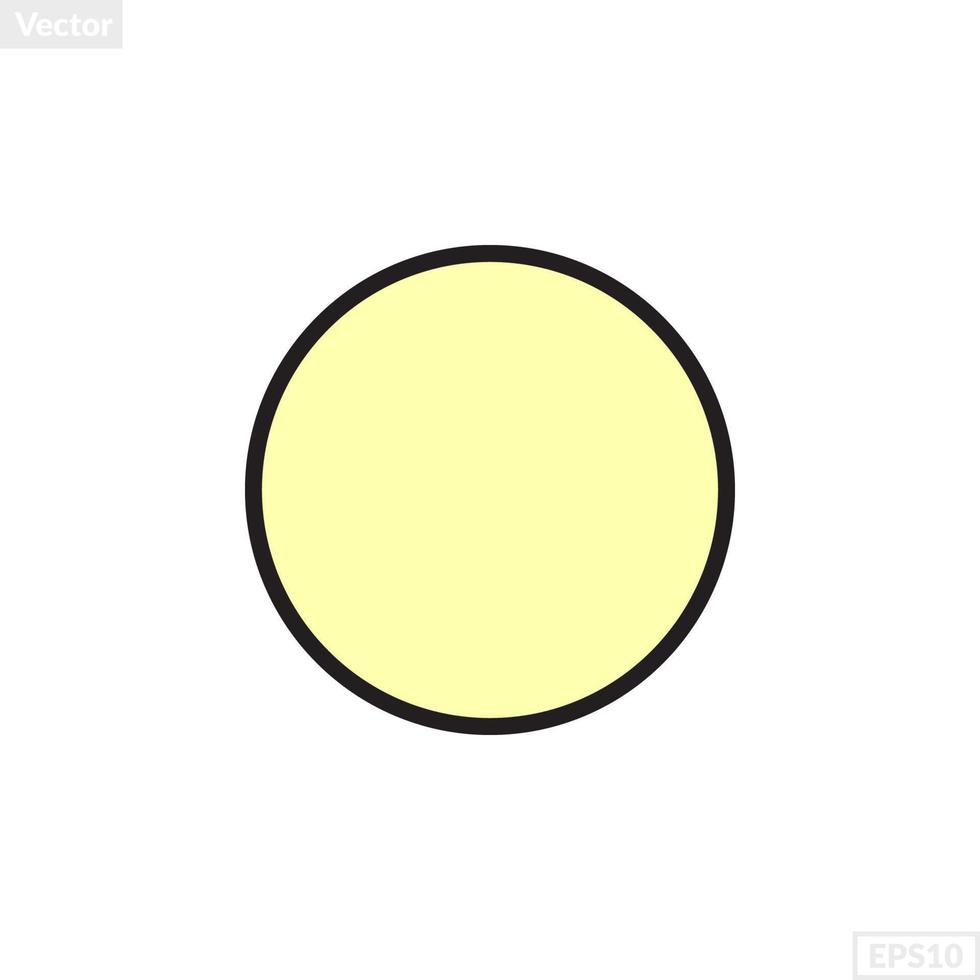 cirkel vorm illustratie vector grafisch