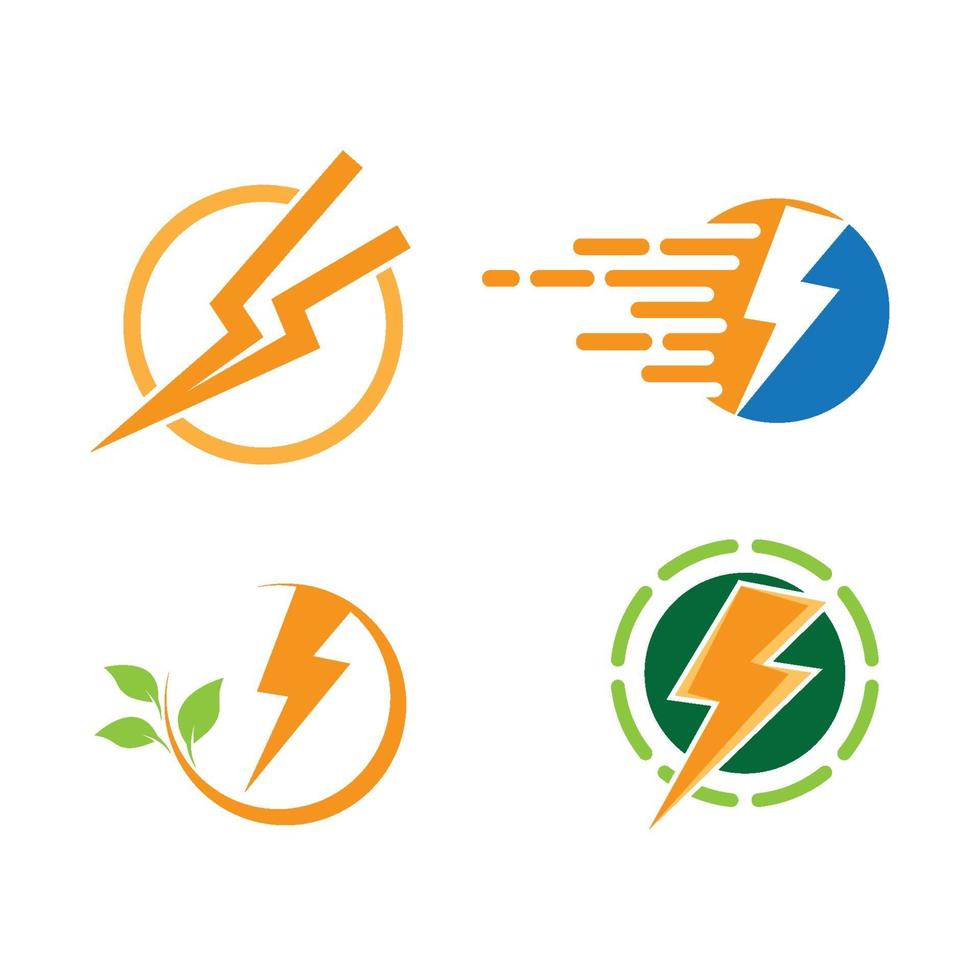 bliksem logo afbeeldingen vector