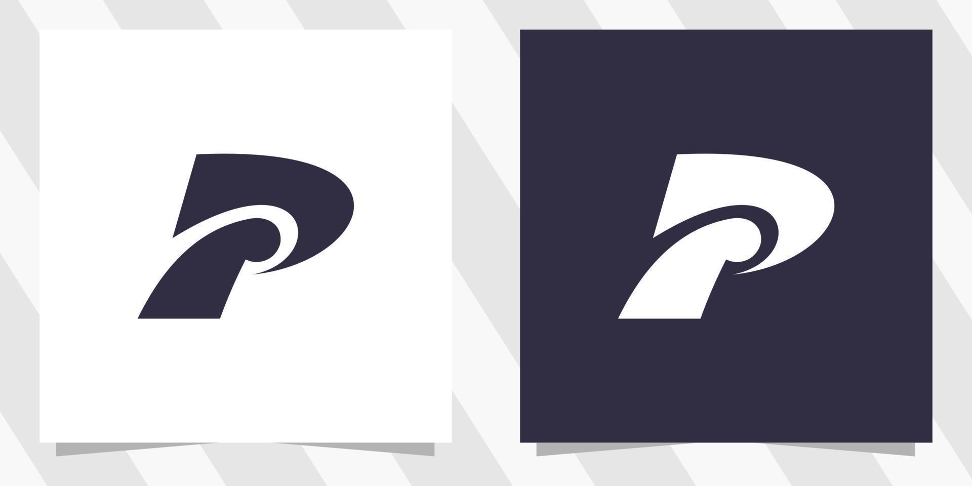 letter p logo ontwerpsjabloon vector