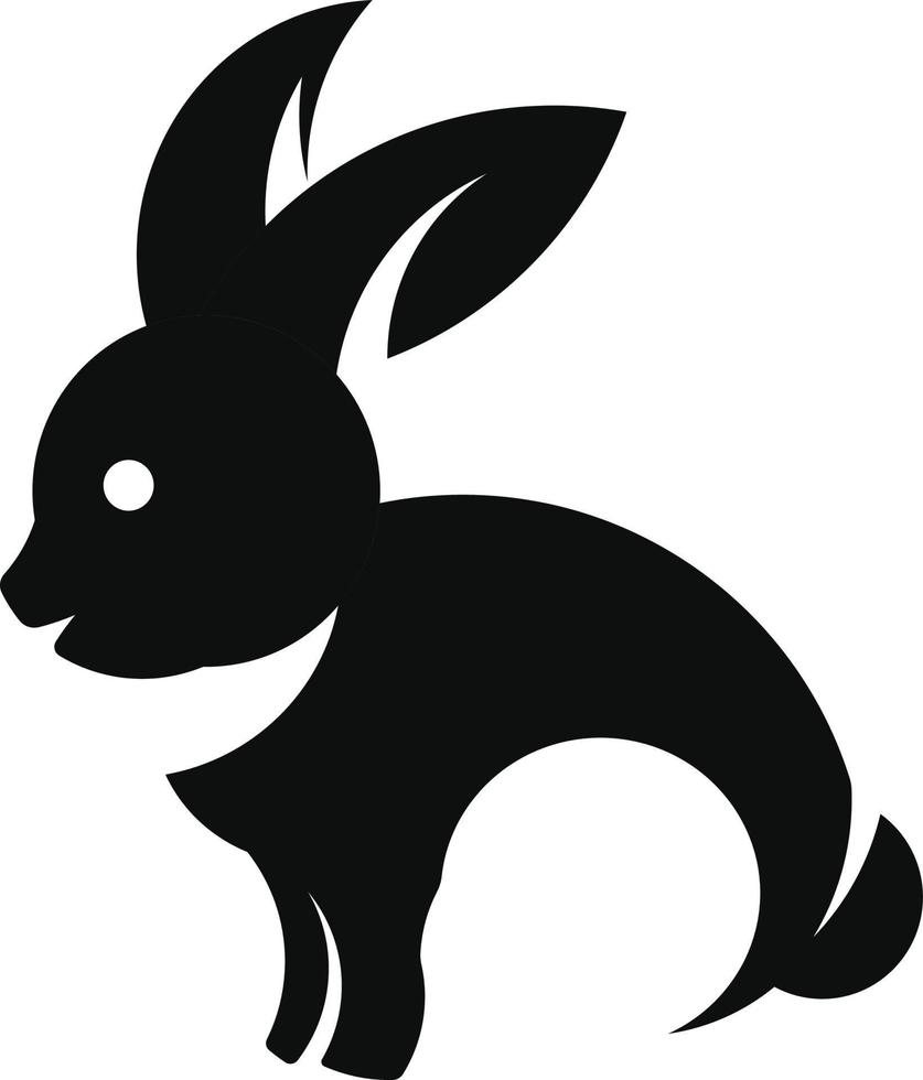 konijn gouden verhouding logo vector