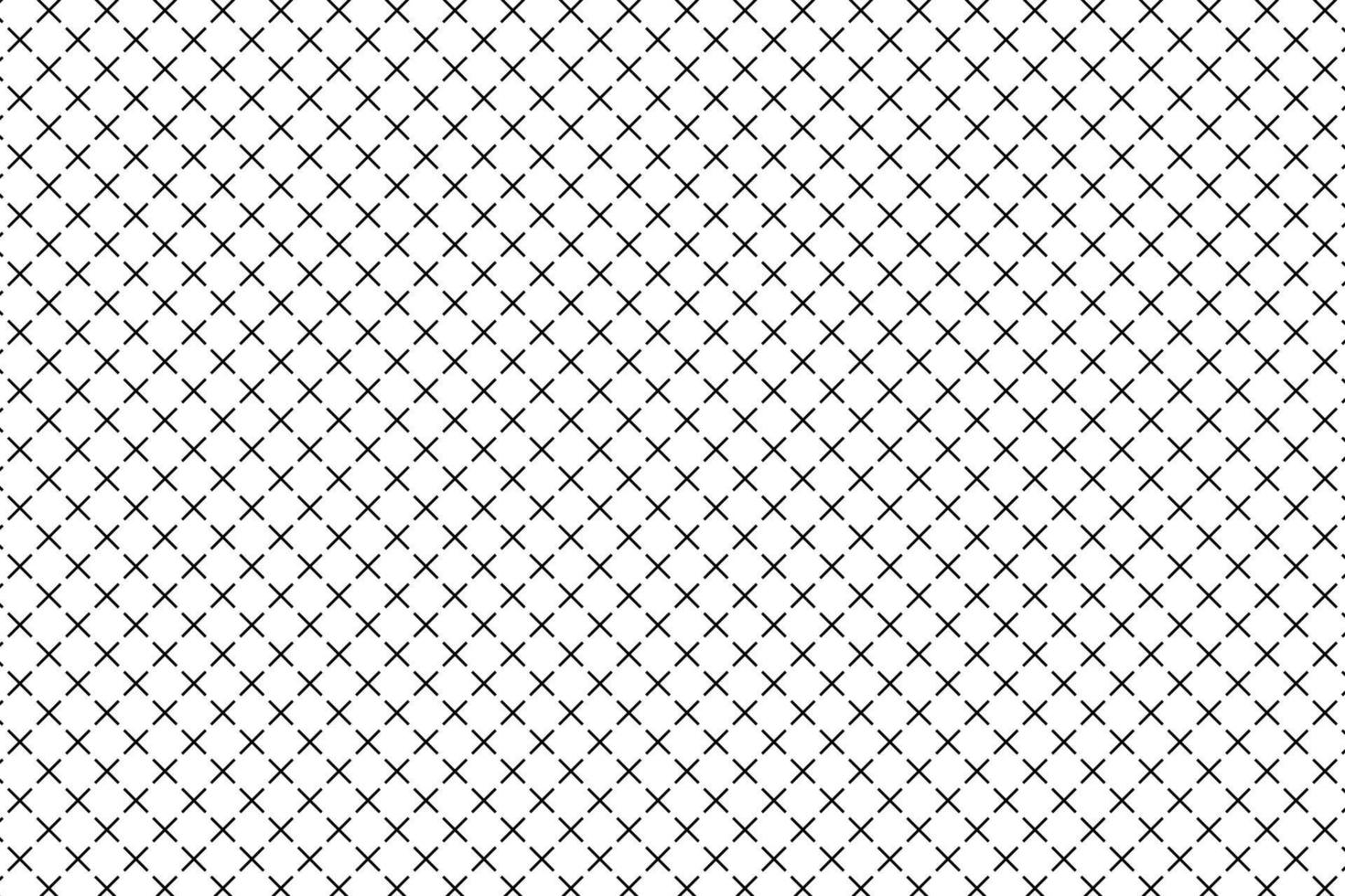 abstract naadloos zwart kruis patroon ontwerp. vector