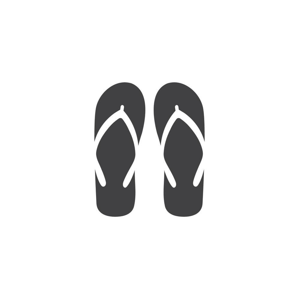 slippers vector icoon illustratie ontwerp