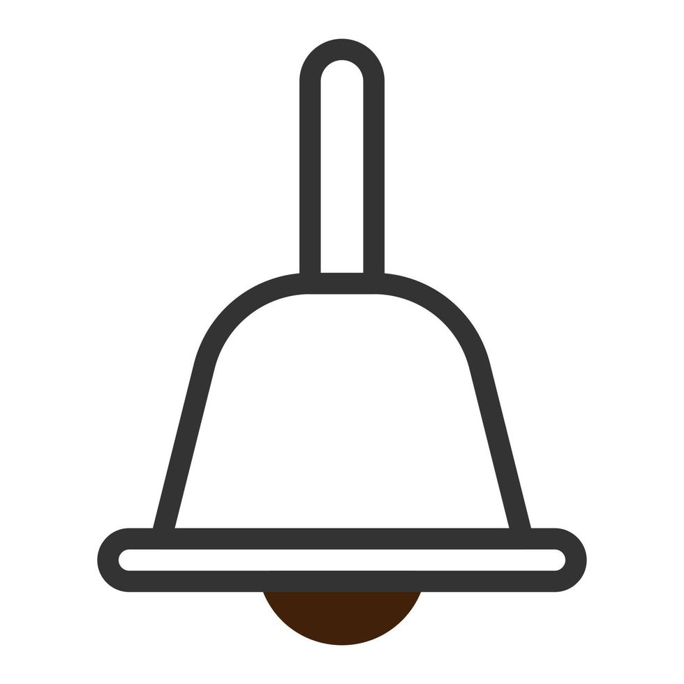 klok icoon duotoon grijs bruin kleur Pasen symbool illustratie. vector