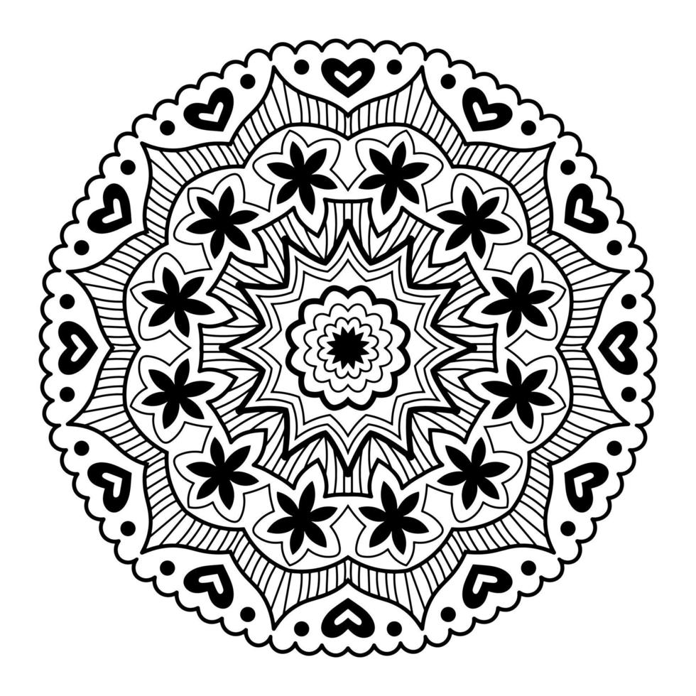 ronde mandala vector