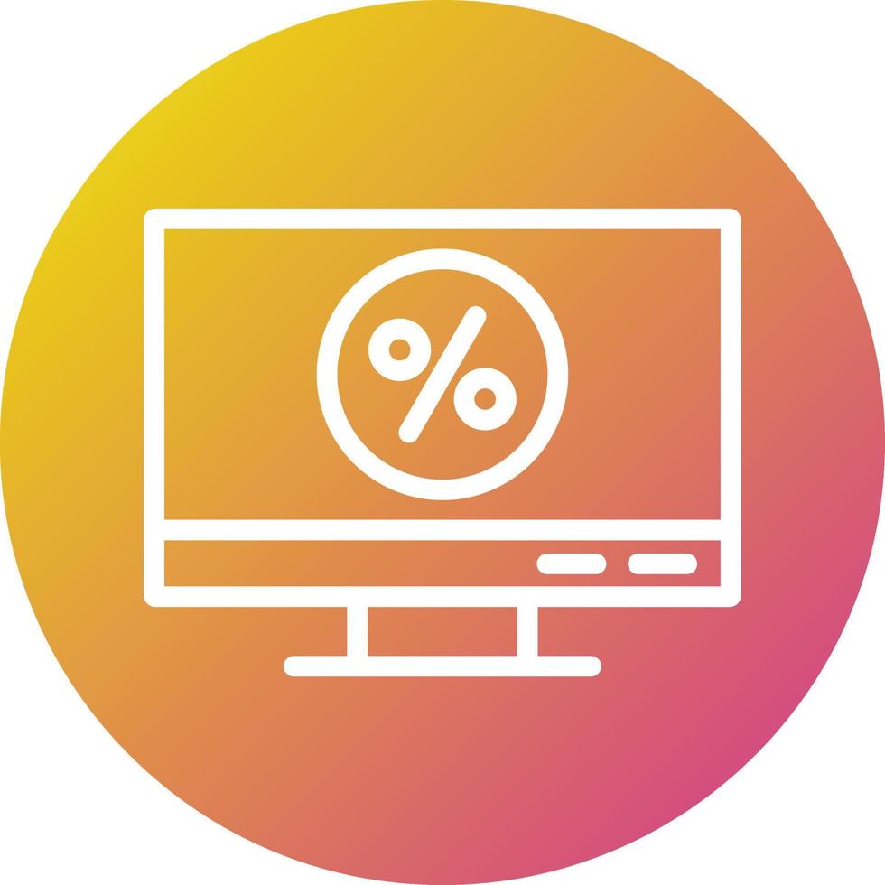 percentage vector pictogram ontwerp illustratie