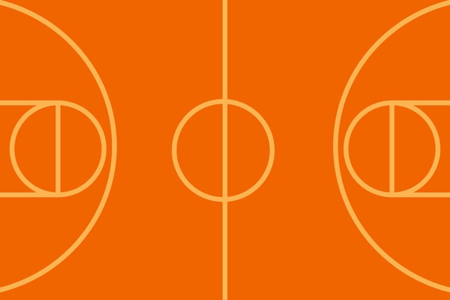 basketbal rechtbank sport vector illustratie oranje achtergrond, Nee mensen abstract achtergrond grafisch website kaart poster kalender het drukken