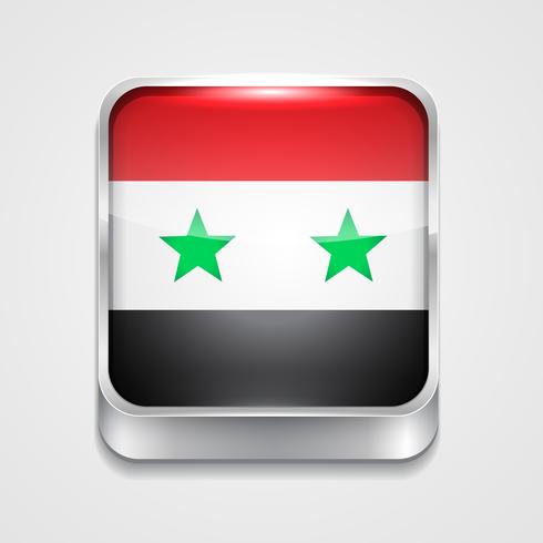 vlag van Syrië vector