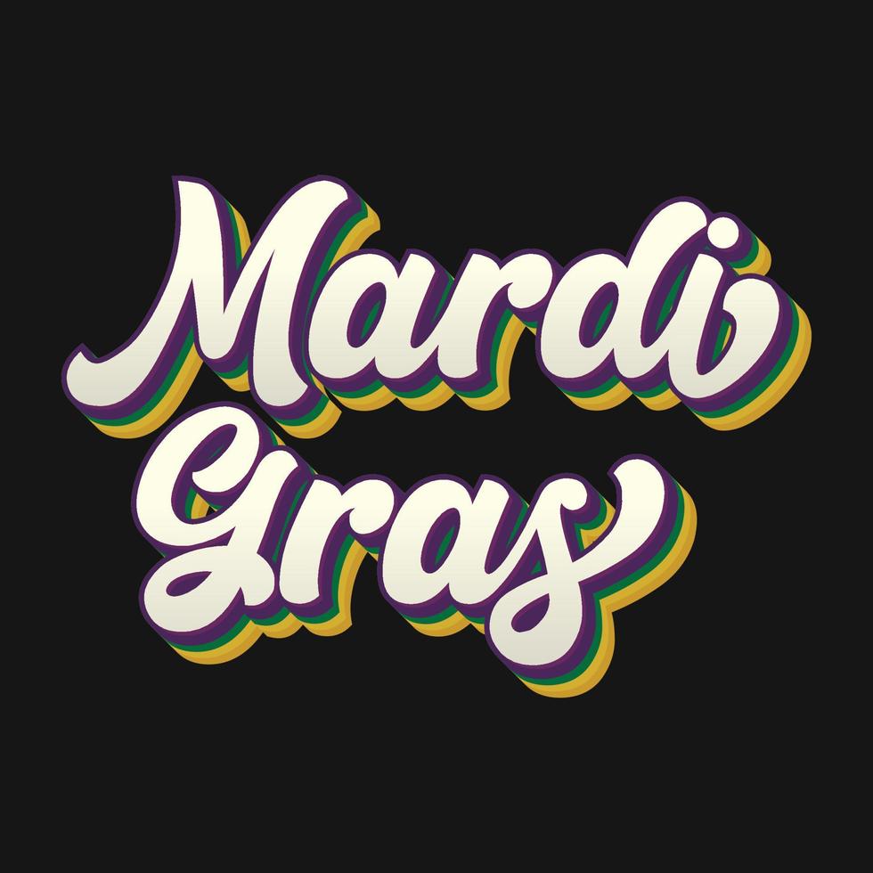 mardi gras vector t-shirt ontwerp