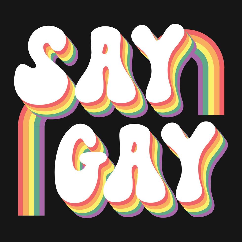 trots homo lgbtq vector t-shirt ontwerp