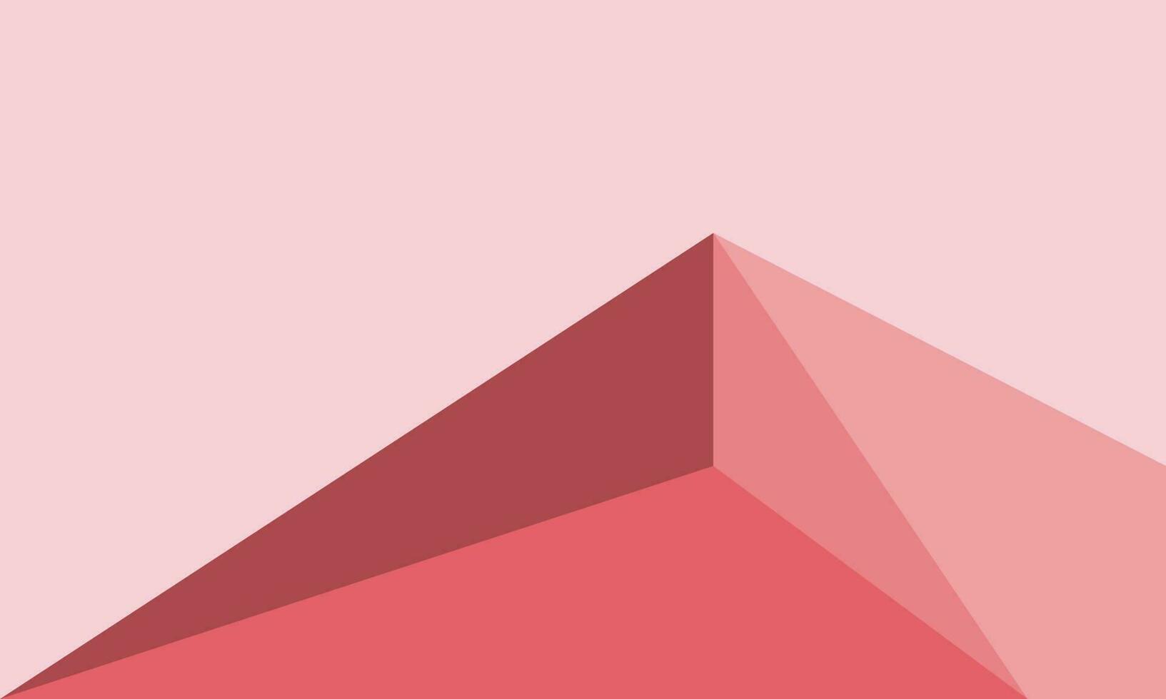 laag poly roze achtergrond origami stijl. vector illustratie met plaats voor uw tekst