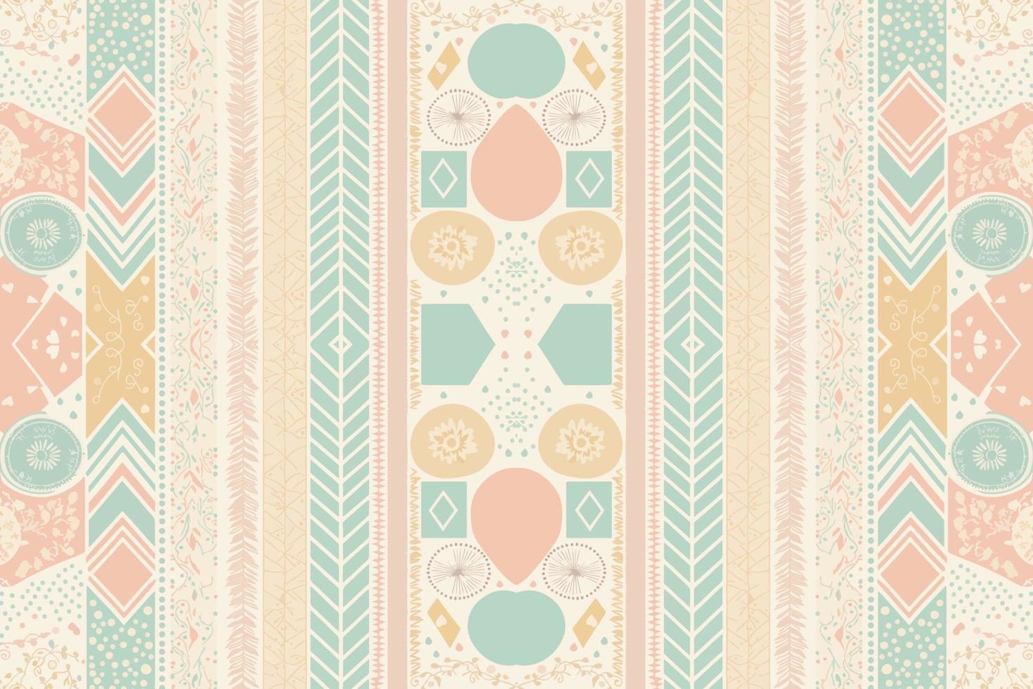 gemakkelijk boho patronen pastel achtergrond. abstract minimaal naadloos patroon meetkundig grafisch lijn. ontwerp voor structuur textiel afdrukken kunst achtergrond behang tegel backdrop vector illustratie.