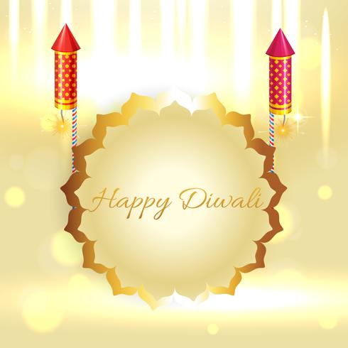 Mooie achtergrond van diwali vector