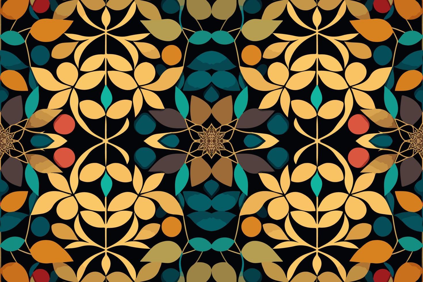 bloemen patroon helder kleurrijk achtergrond. abstract grafisch lijn modern elegant minimaal retro stijl. bloem ontwerp voor structuur textiel afdrukken kunst achtergrond behang tegel backdrop vector illustratie.