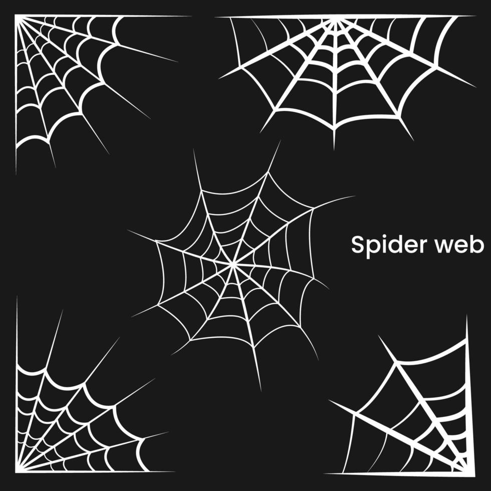 vector vector spin web voor halloween