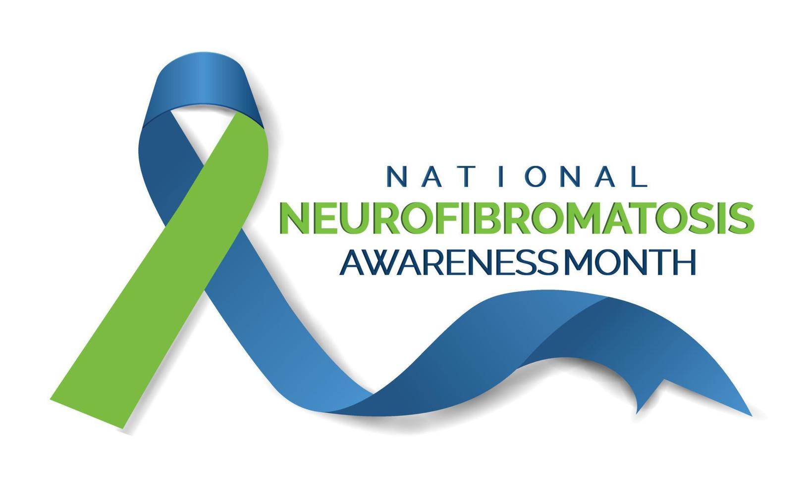 nationaal neurofibromatose bewustzijn dag opgemerkt gedurende de maand van mei elke jaar. banier poster ontwerp . vector