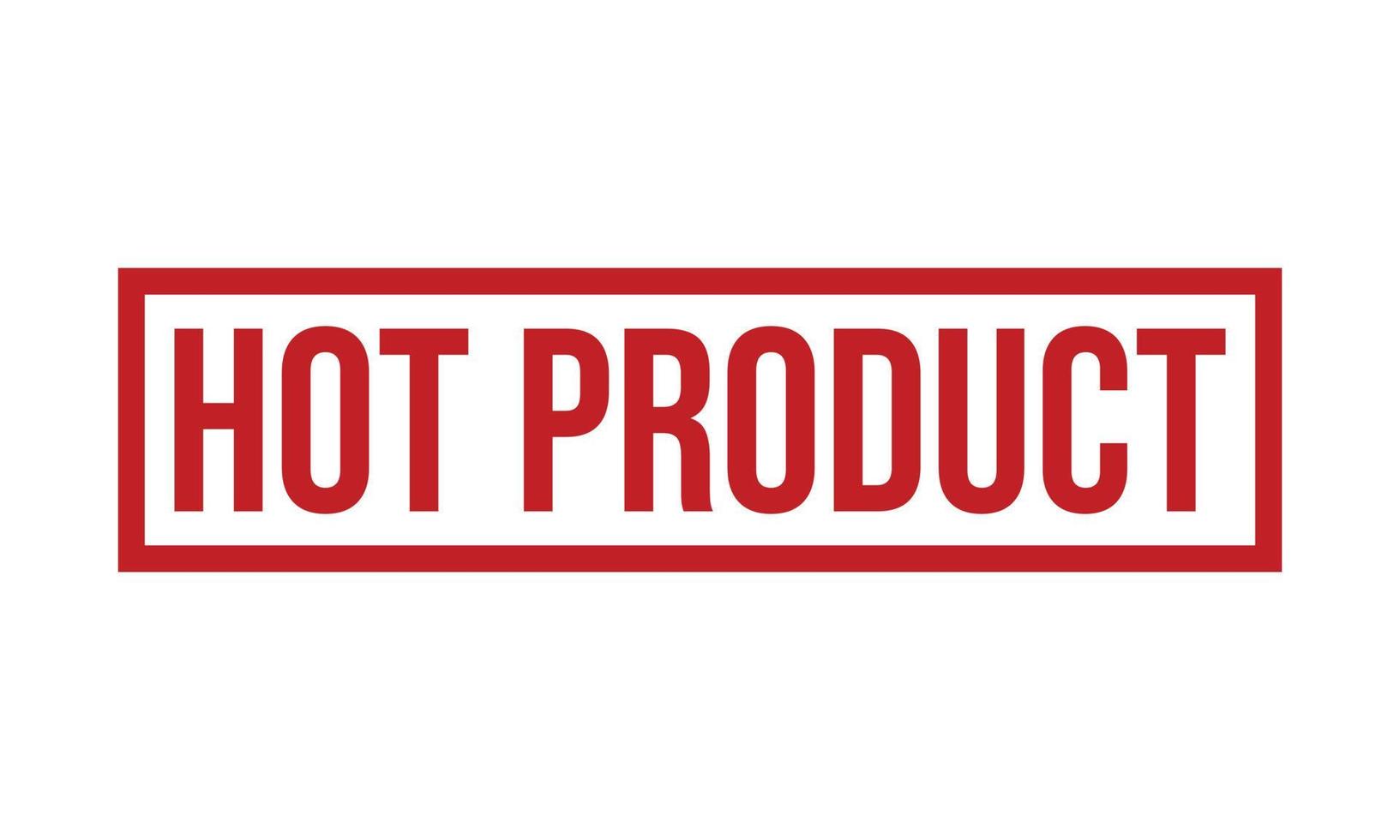 heet Product rubber stempel. rood heet Product rubber grunge postzegel zegel vector illustratie