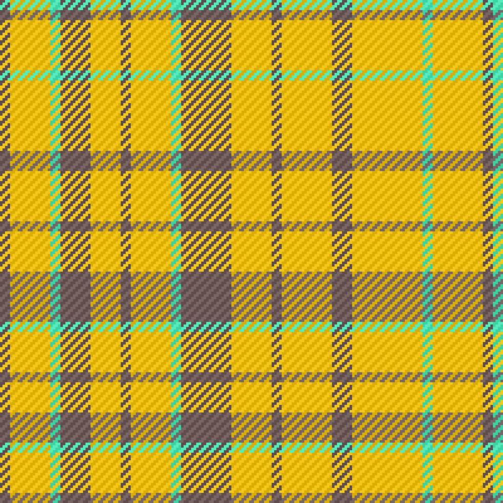 structuur textiel kleding stof. achtergrond naadloos tartan. plaid patroon vector controleren.