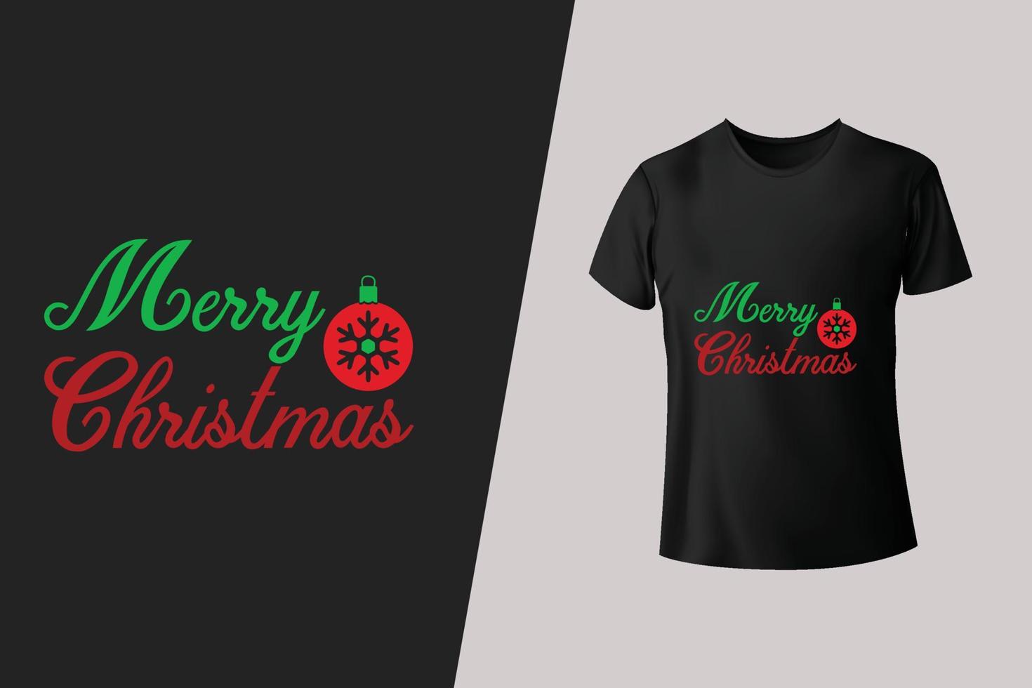 vrolijk Kerstmis t-shirt ontwerp sjabloon voor Kerstmis viering. mooi zo voor groet kaarten, t-shirts, mokken, en geschenken. voor Heren, Dames, en baby kleding vrij vector