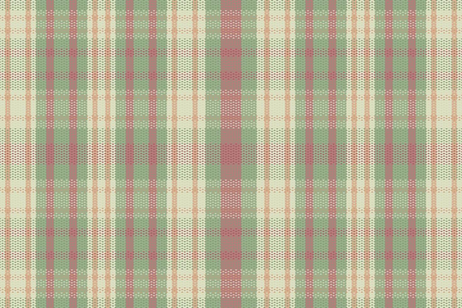 naadloze tartan geruite patroon met textuur en retro kleur. vector