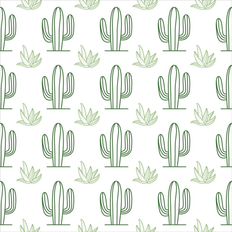 cactus patroon. kleurrijk cactus patroon ontwerp. cactus. woestijn fabriek patroon. woestijn fabriek vector