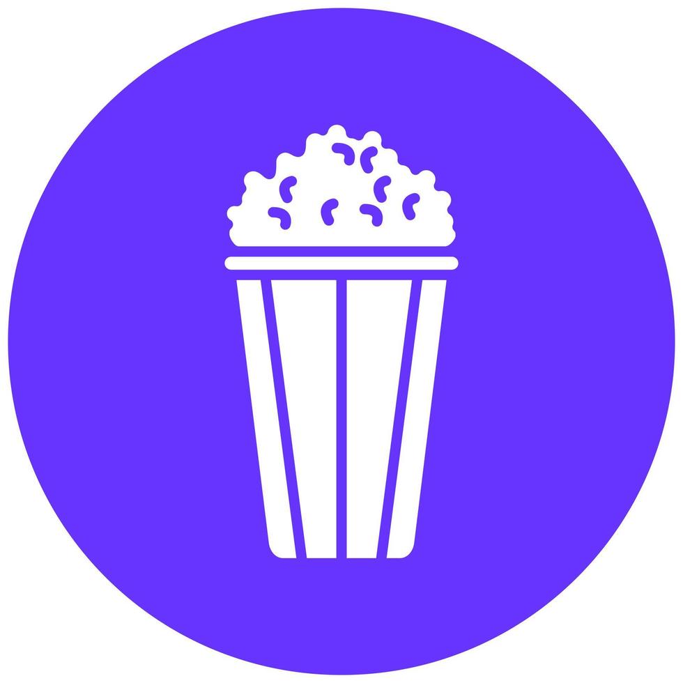 vector ontwerp popcorn vector icoon stijl