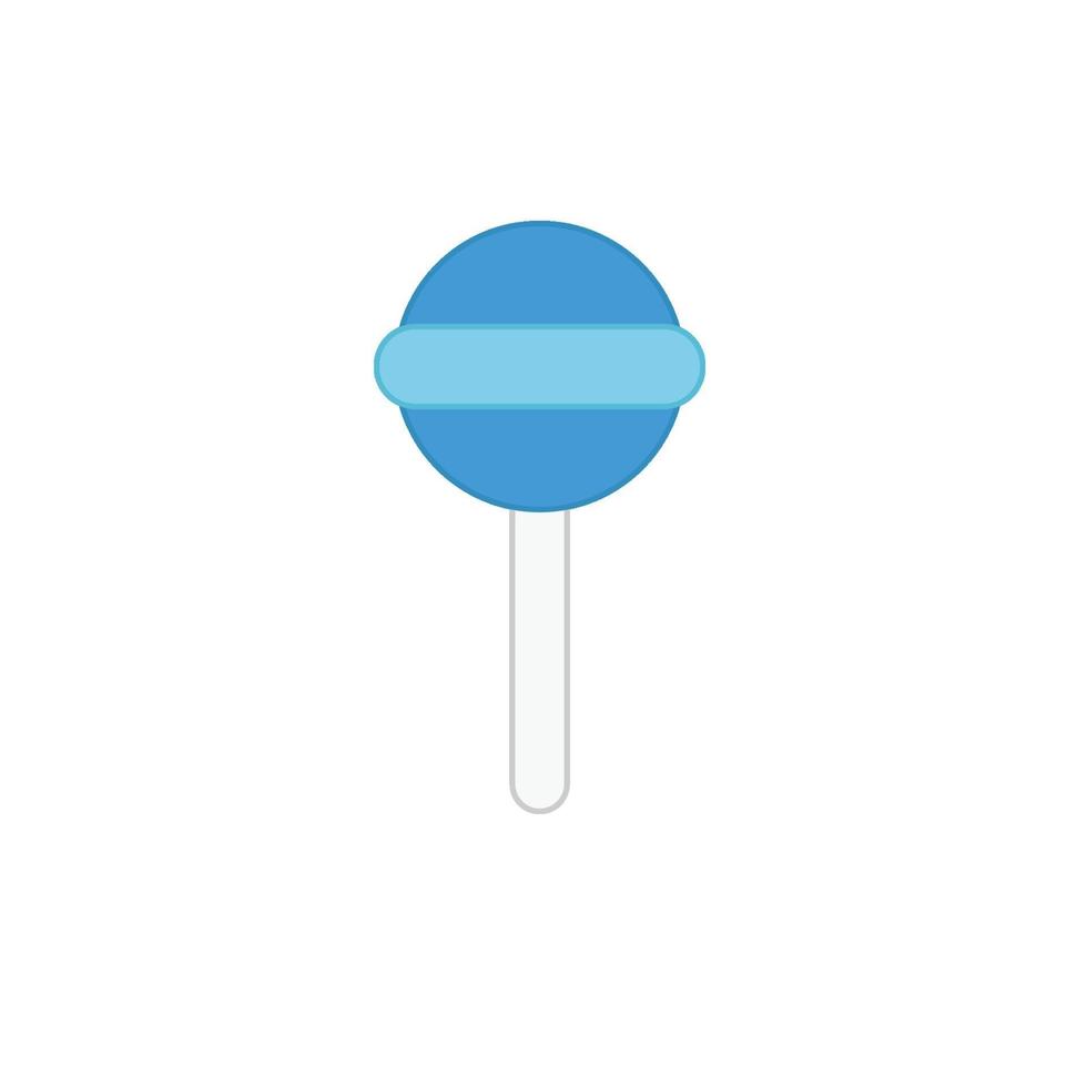 lolly vector pictogram. zoete vector illustratie pictogram. heerlijk, desserts ondertekenen pictogram.