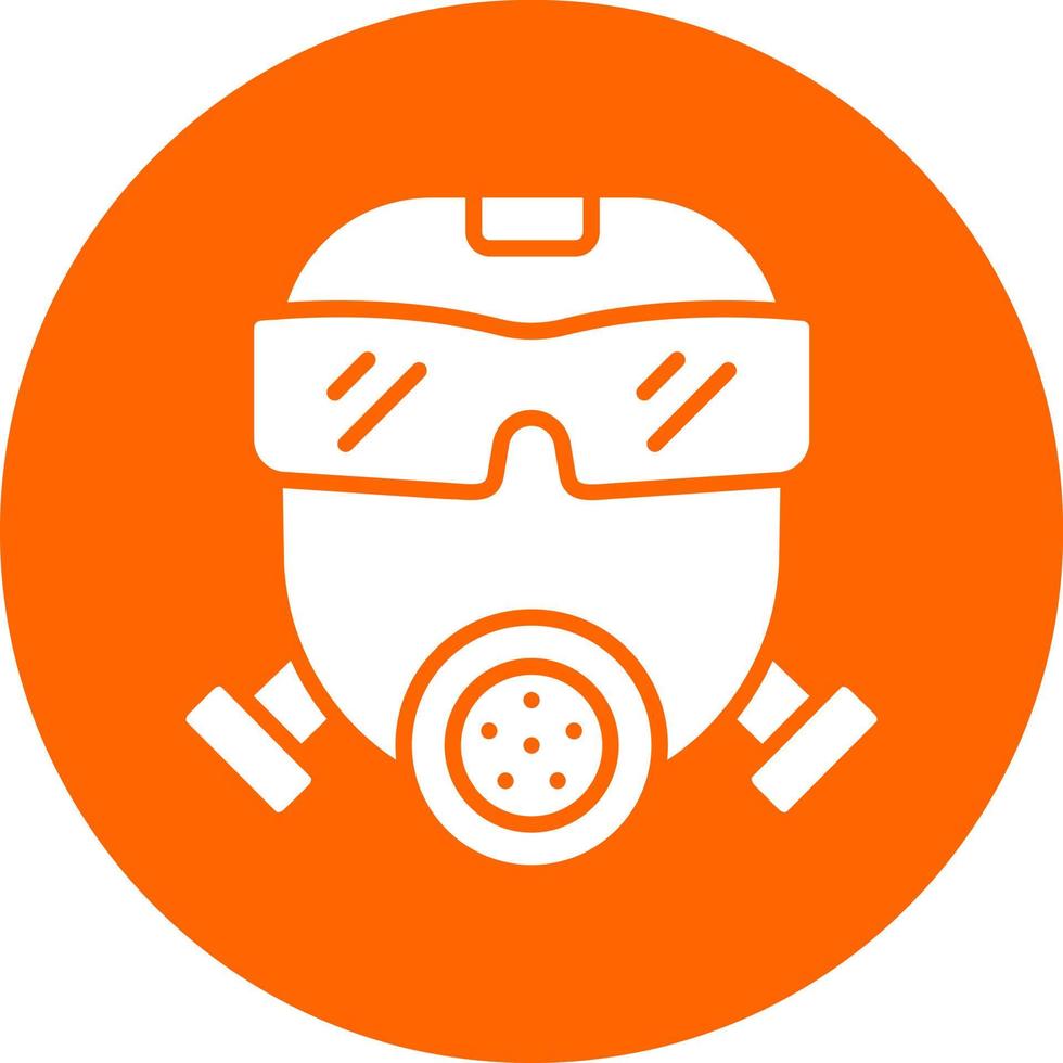 gas- masker vector icoon stijl