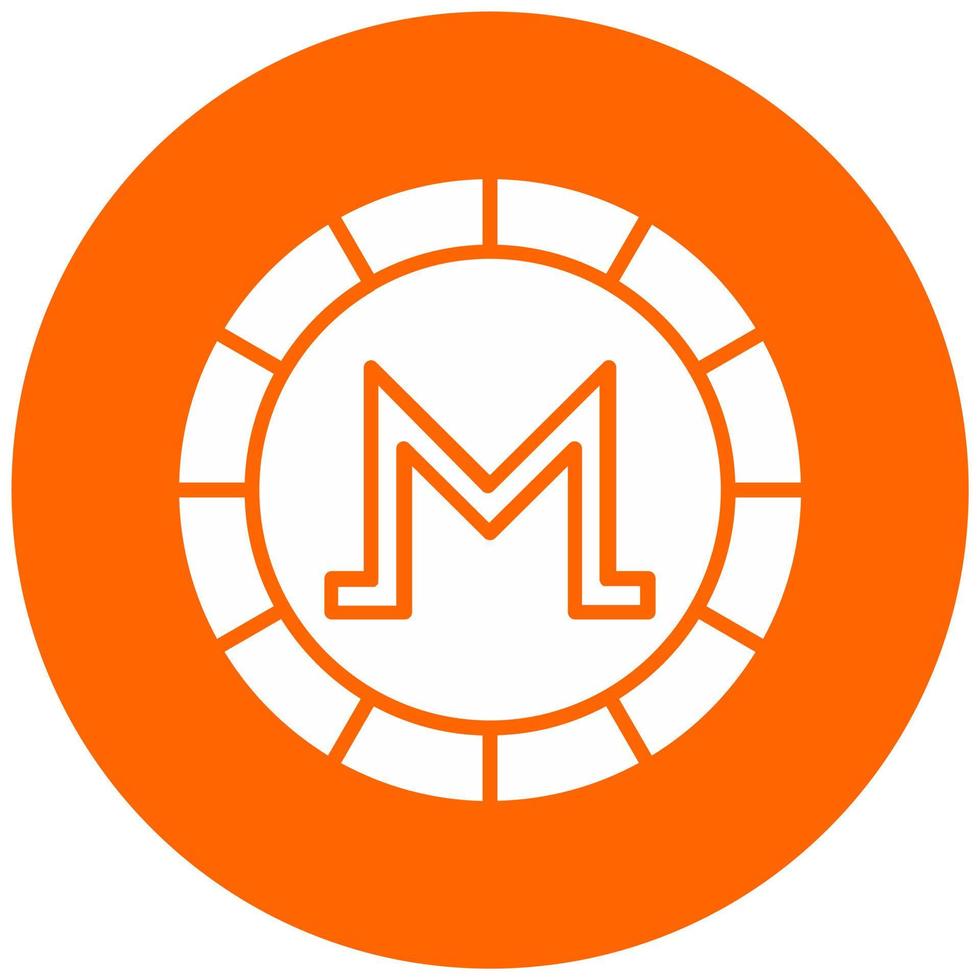 monero vector icoon stijl