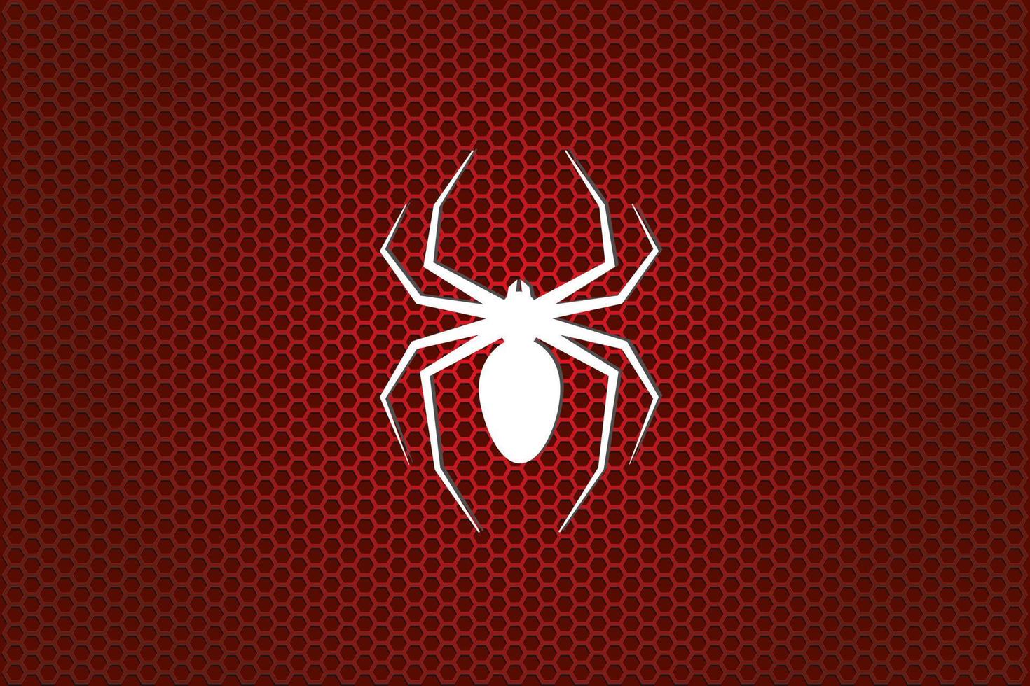 helling achtergrond in zwart en rood kleuren met icoon van spin vector