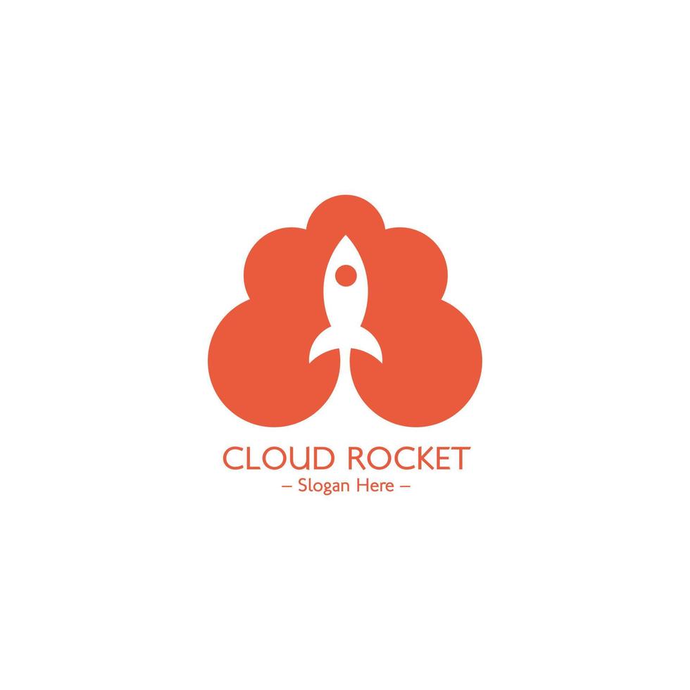 raket logo concept ontwerp vector illustratie