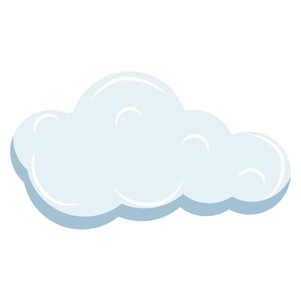 schattig wolk vorm illustratie vector