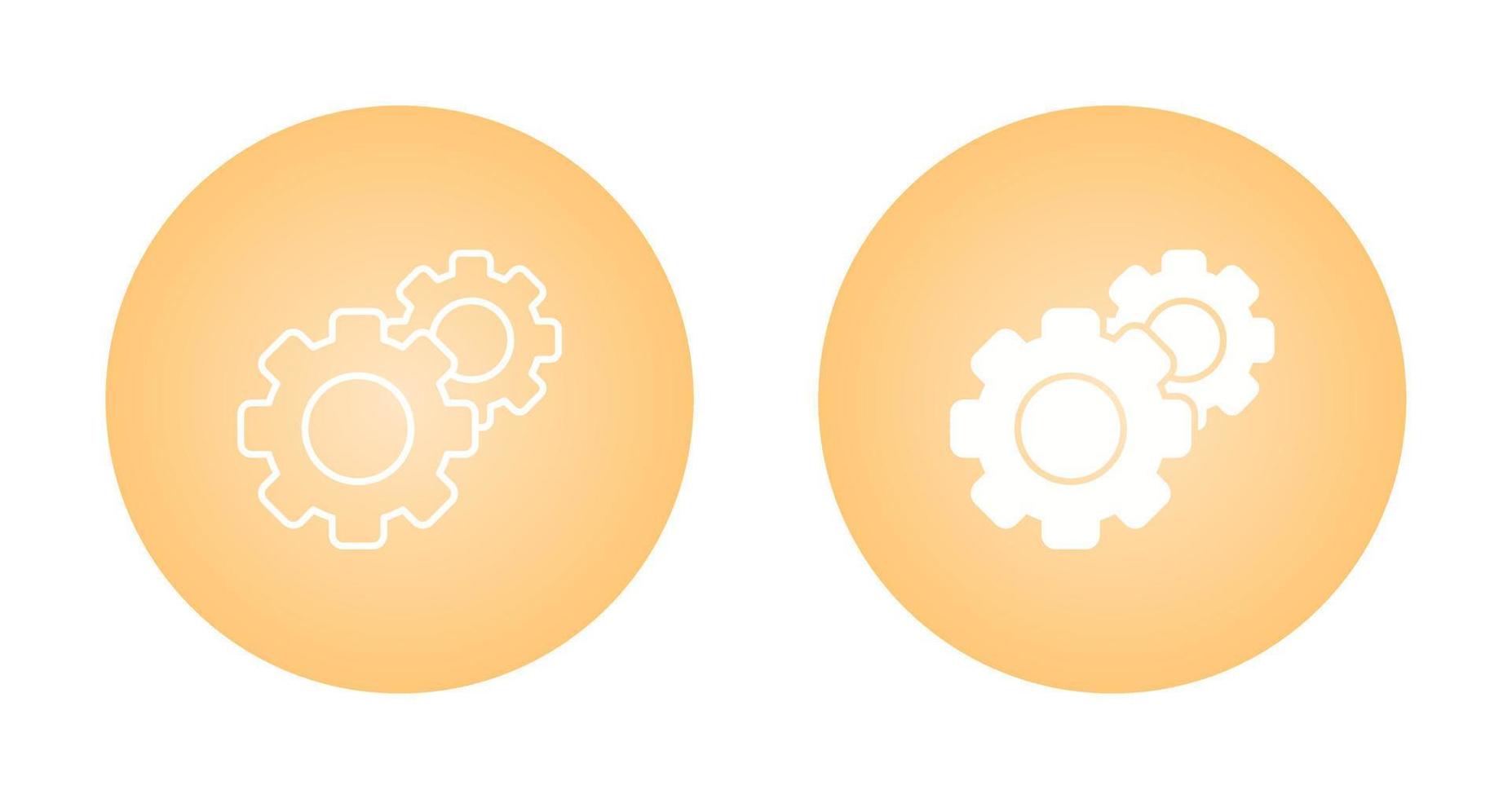 tandwiel vector pictogram