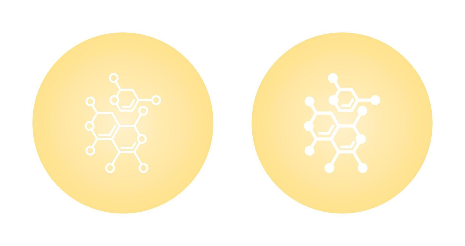 moleculen vector icoon