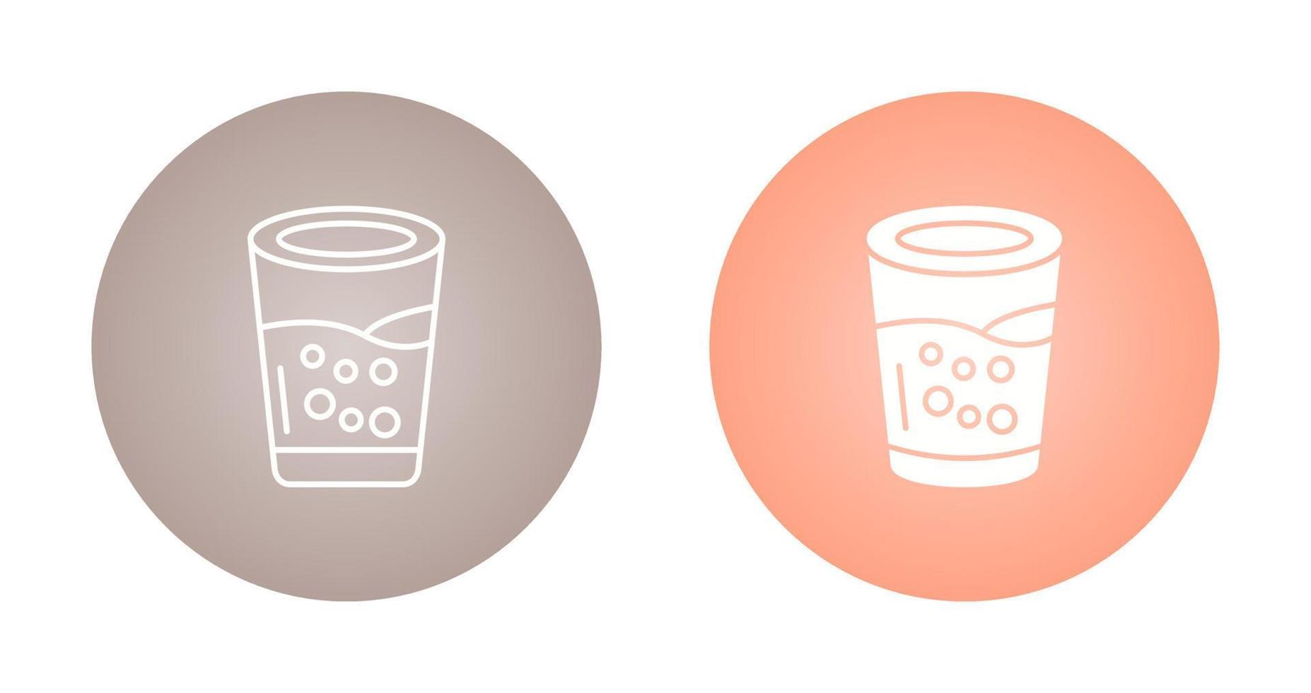 glas water vector icon