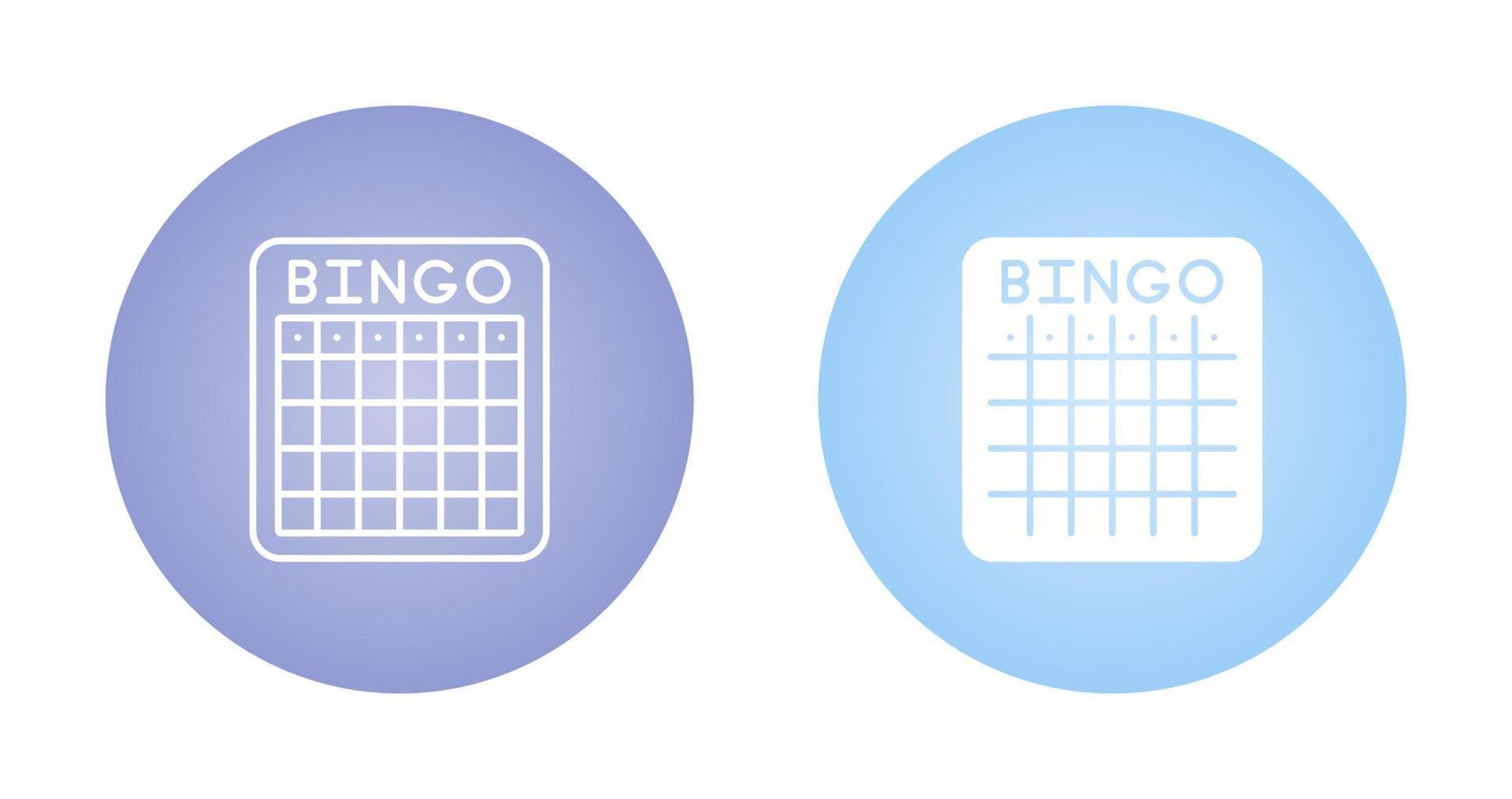 bingo vector icoon