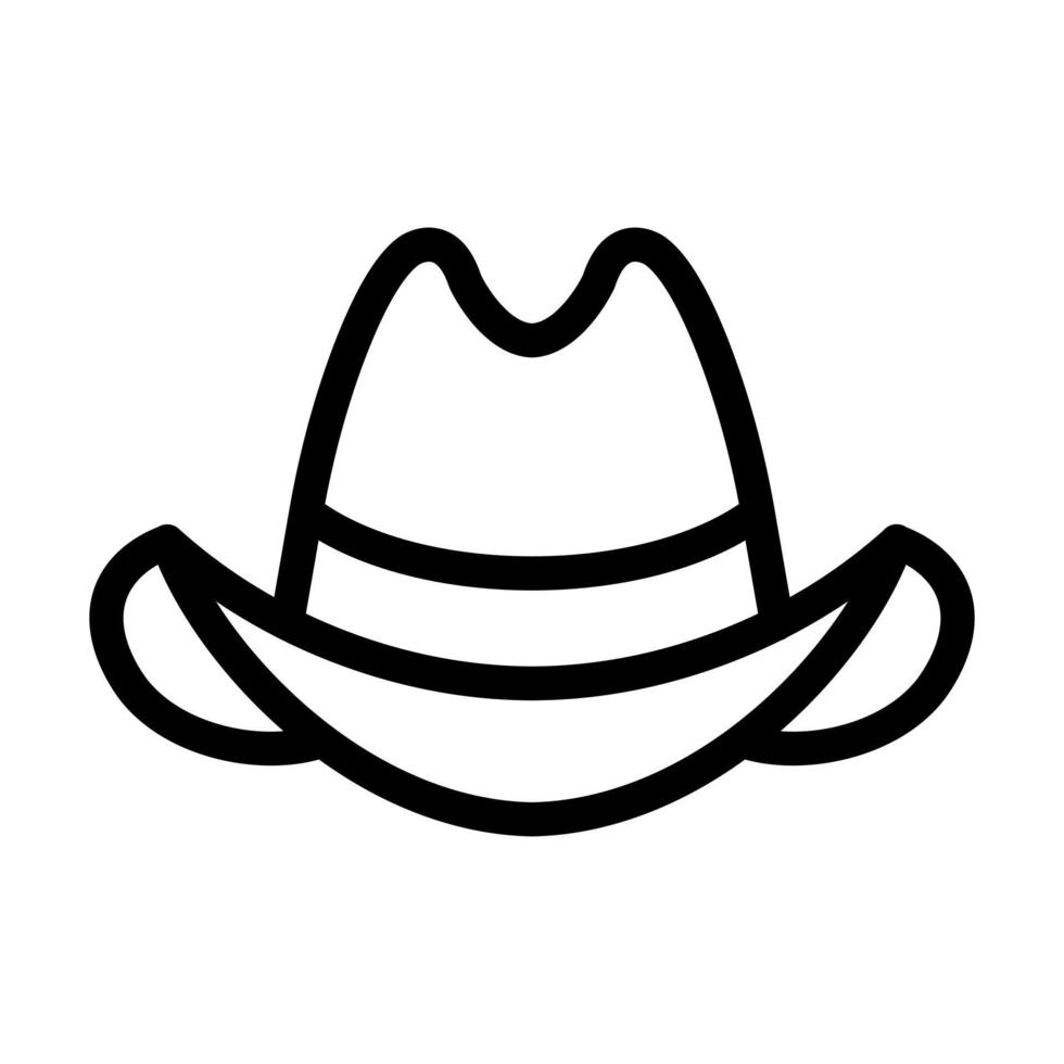 cowboy hoed icoon ontwerp vector