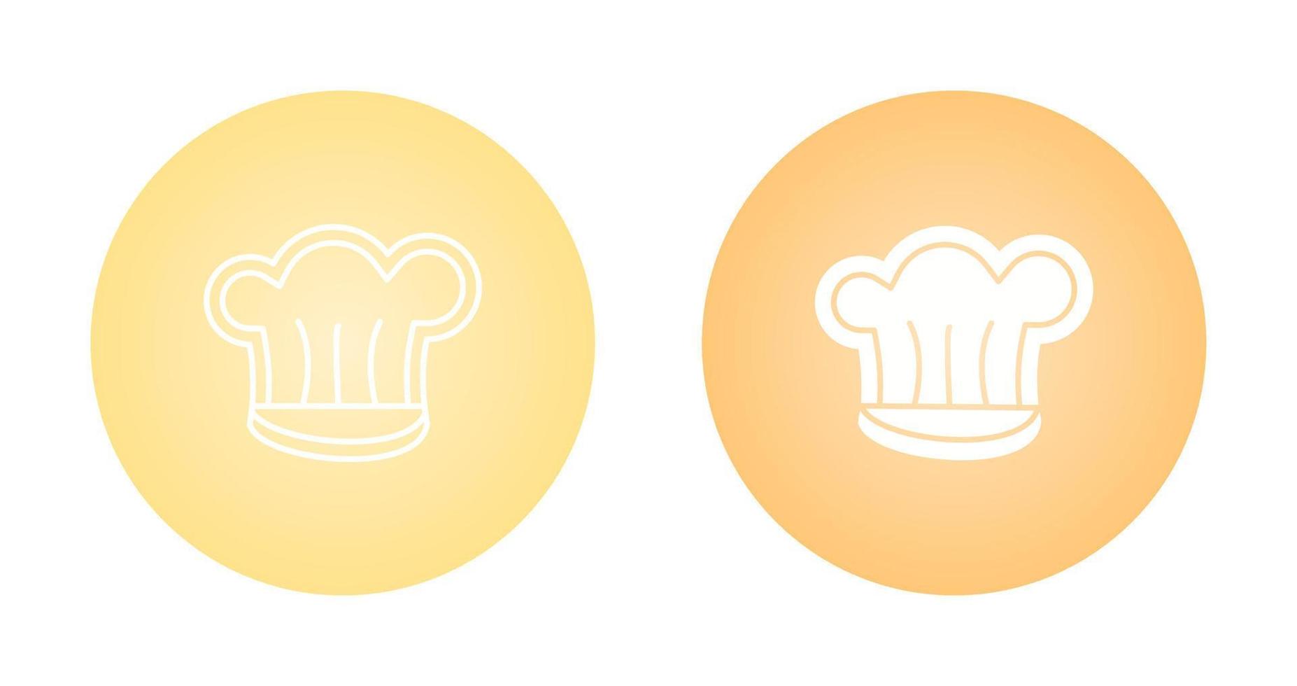 chef hoed vector icon