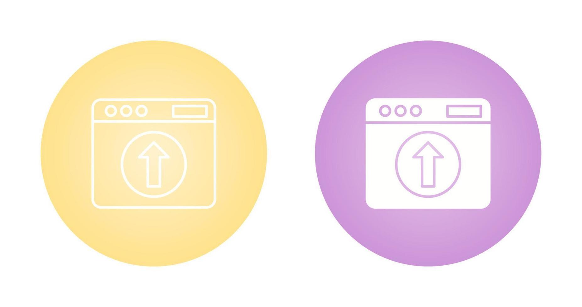 upload vector pictogram