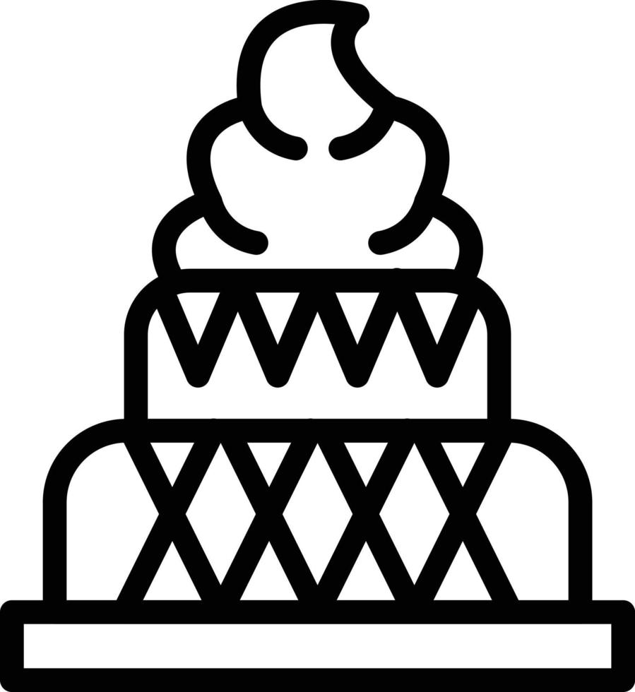 vector ontwerp taart icoon stijl