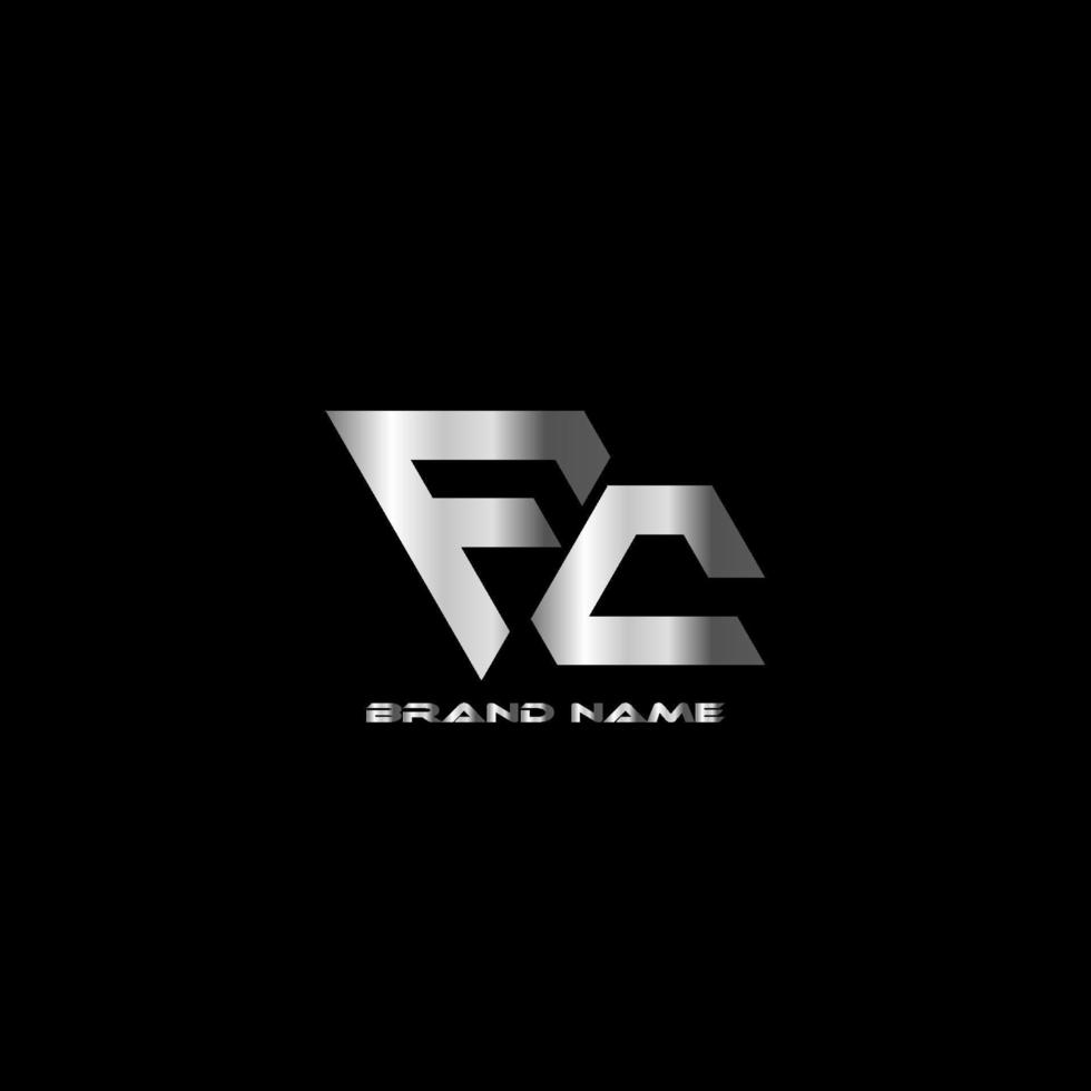 fc monogram logo vector