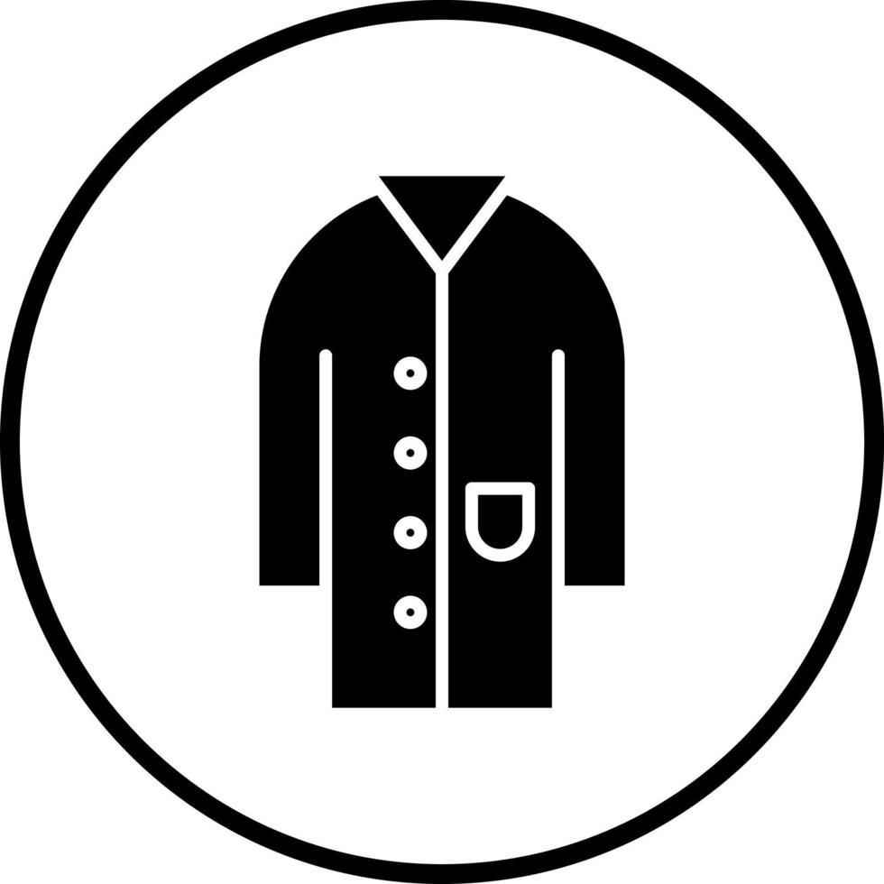 vector ontwerp dokter jas vector icoon stijl