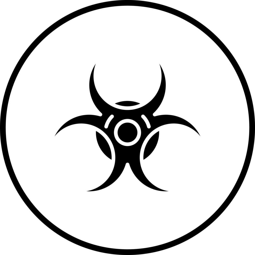 vector ontwerp biohazard vector icoon stijl