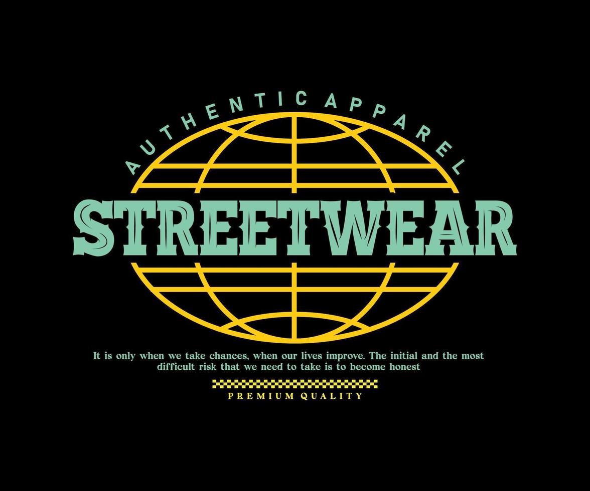 esthetisch illustratie van streetwear t overhemd ontwerp, vector grafisch, typografisch poster of t-shirts straat slijtage en stedelijk stijl