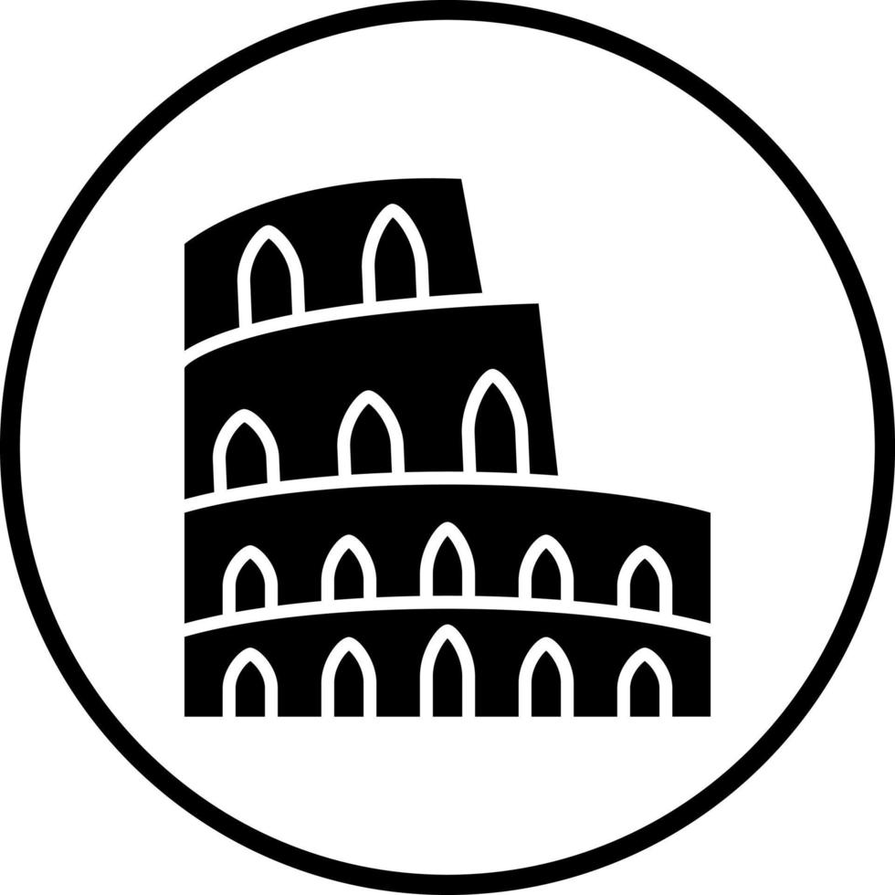 colosseum vector icoon stijl