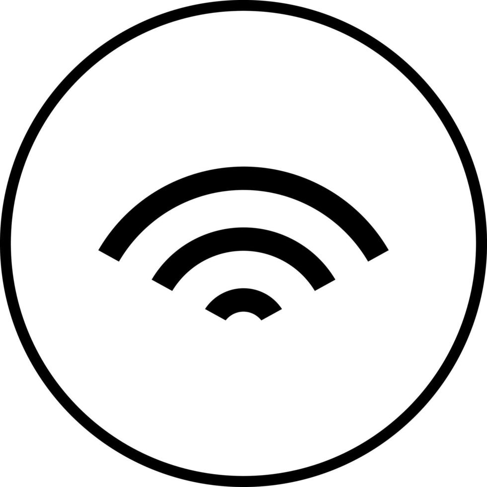 Wifi verbinding vector icoon stijl