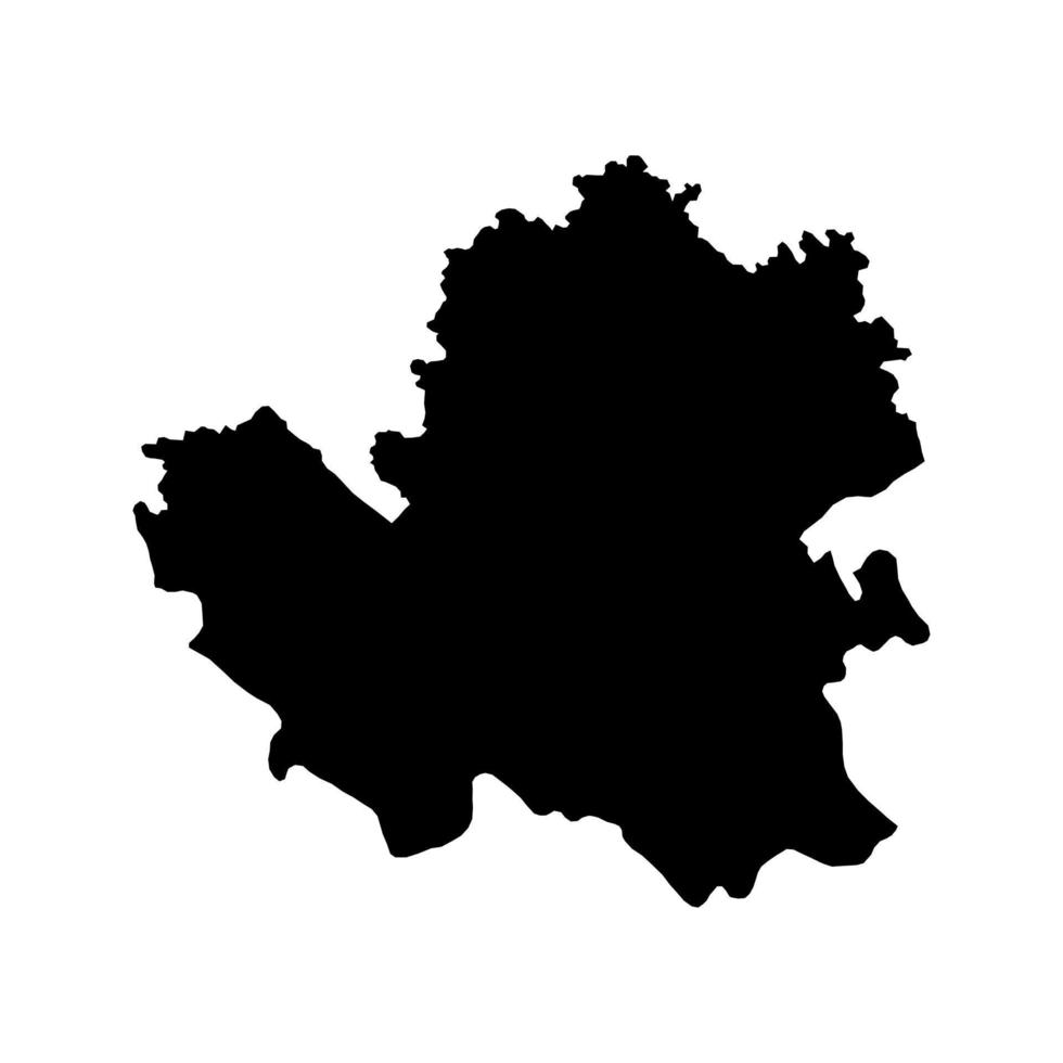 zuidoosten Slovenië kaart, regio van Slovenië. vector illustratie.