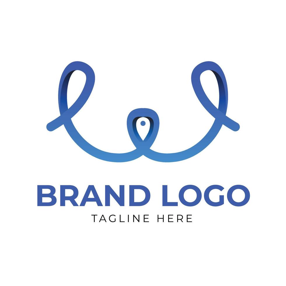 modern brief logo ontwerp vector