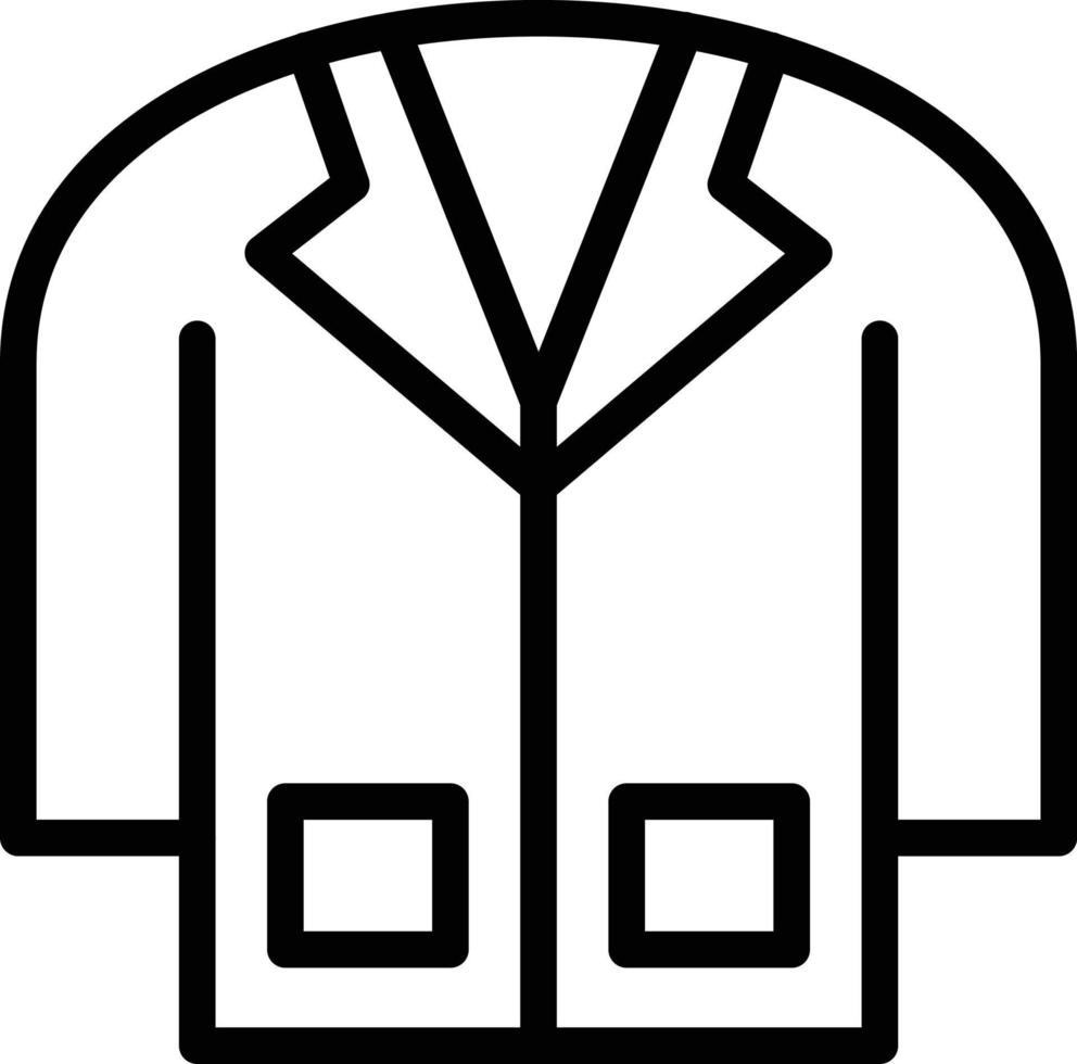 laboratorium jas vector icoon stijl