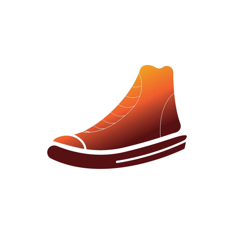 icoon schoen logo concept vector sneaker sjabloon