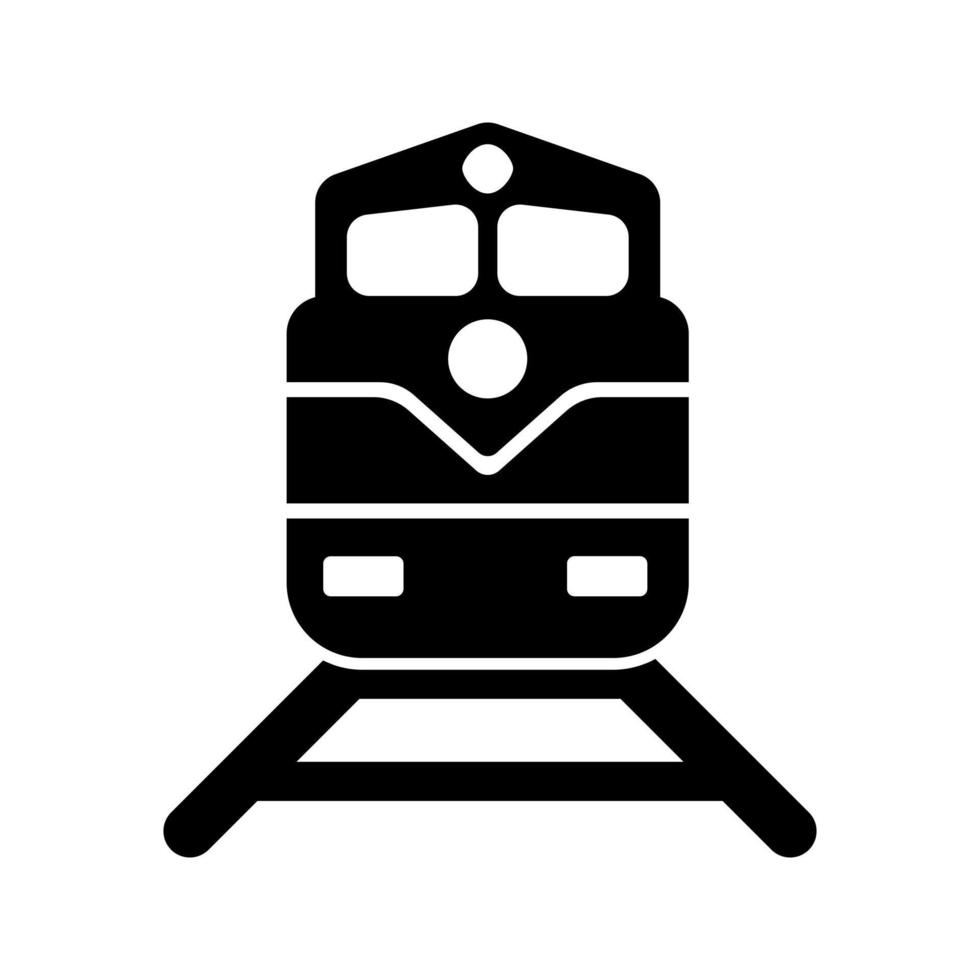 trein vector icoon set. tram illustratie teken verzameling. openbaar vervoer symbool of logo.